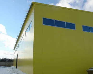 фото Сэндвич-панели с базальтовым утеплителем (Стеновые)50мм