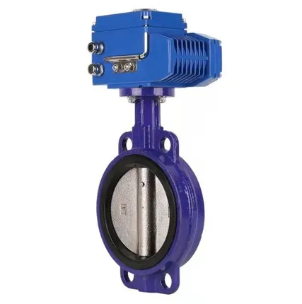 Фото №0 Затвор дисковый поворотный с электроприводом BVM (AC220V)