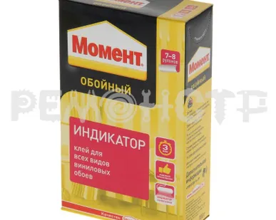 фото Клей обойный 0,3кг Индикатор  (1694881) МОМЕНТ (18) ВС (ВЗ зз) П