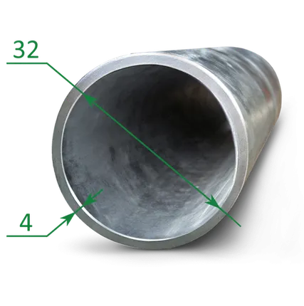 Фото №0 Труба оцинкованная ВГП Ду 32x4