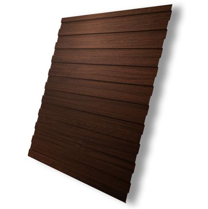 Фото №0 Профнастил С8А 0,45 Print Elite Choco Wood