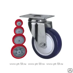 фото Колесо поворотное с площадкой Lema EG2-PU-125-110-7