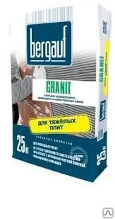 фото Клей д/гранита и натурального камня Granit 25кг поддон 56 шт Bergauf