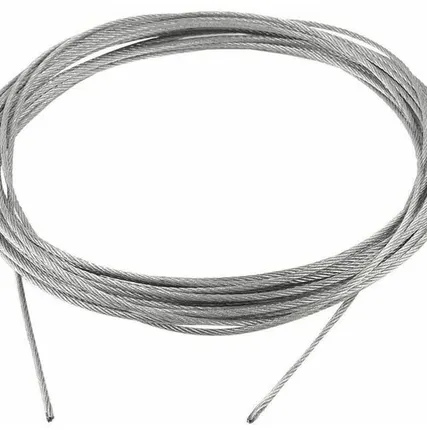 Фото №0 Трос стальной оцинкованный 5мм 1м