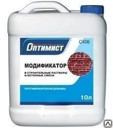 фото Противоморозная добавка для бетона Оптимист 10 л