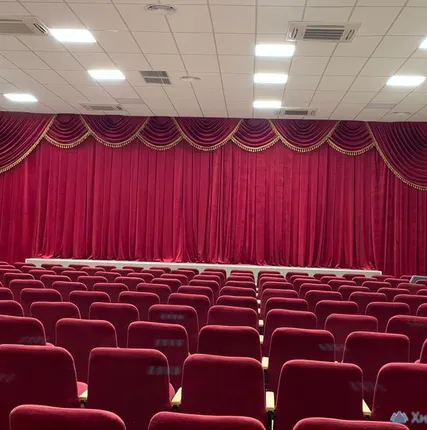 Фото №2 Недорогие шторы для сцены