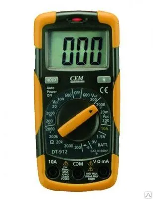 Фото №0 Тестер-мультиметр DT-912