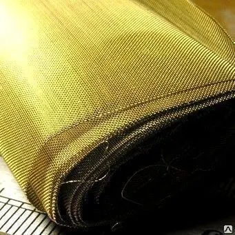 Фото №0 Сетка латунная 0.8мм Л80 ГОСТ 6613-86 3187-76 полутомпаковая фильтровая