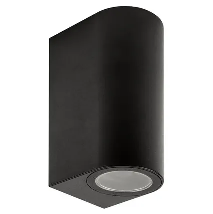 Фото №0 Светильник уличный UUL-P52A 2х6W-GU10 IP65 BLACK под две лампы GU10 архитектурный накладной корпус черный TM Uniel