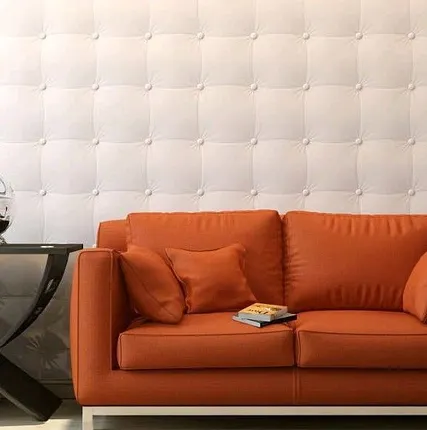 Фото №0 Панель 3D из гипсокартона для стен Каретная стяжка Крупная 425*425мм