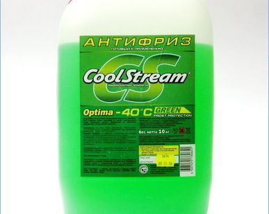 фото Антифриз CoolStream Optima (зеленый) 10кг.