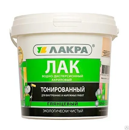 Фото №0 Лак воднодисперстный"ЛАКРА"