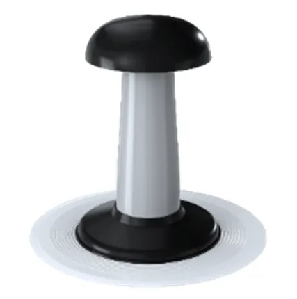 Фото №0 ПВХ Аэратор (дефлектор) кровельный А75х240 PVC (20шт/упак)