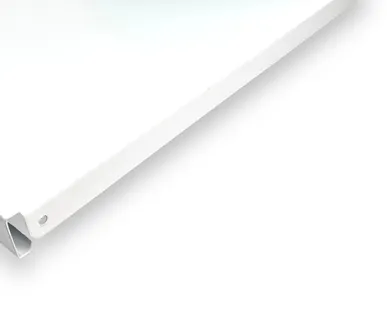 фото Полка 500*900мм 1 ребро жесткости, окрашенная, белая