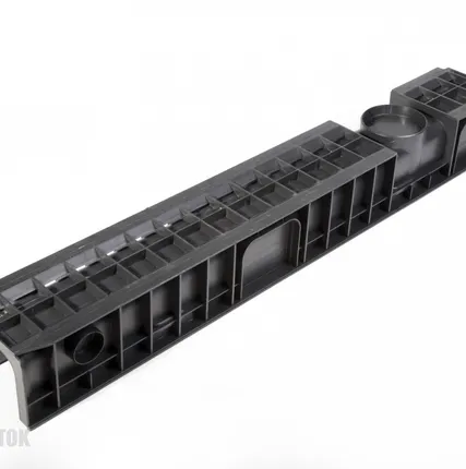 Фото №0 Лоток водоотводный пластиковый Gidrolica DN100H100