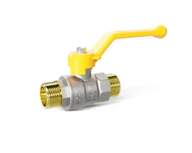 фото Кран шаровой латунный LD Pride наружняя/наружняя рычаг GAS DN25 1