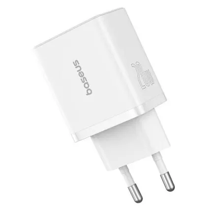 Фото №0 Сетевое з/у Baseus Cube USB A+C 20W white