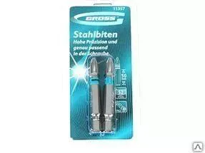 фото Насадка крестовая PH2х50мм сталь S2 GROOS