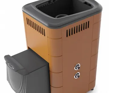 фото Банная печь ТМФ Тунгуска Cast ДА ТО терракота