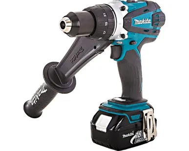 фото Аккумуляторная безударная дрель-шуруповерт Makita DDF458RFE