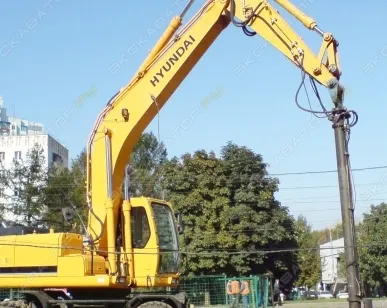 фото Аренда колесного экскаватора Hyundai R200W-7, Москва