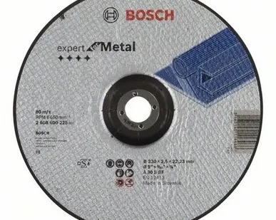 фото Диск отрезной, выпуклый "Bosch" Expert for Metal 230 х 2,5 мм