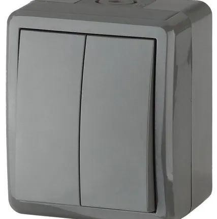 Фото №0 Выключатель 2-кл. ОП Эра Эксперт 10А IP54 11-1404-03 250В 10AX сер. Эра Б0020676