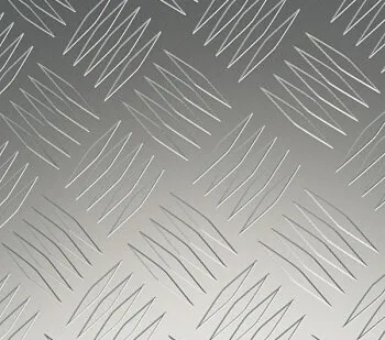 фото Лист алюминиевый рифленый Квинтет 600*1200*1,5 Лкв 03.05.00 Лука *5