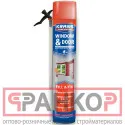 фото Пена монт KRASS Home Edition для окон и дверей пистолетная 0,75л Польша