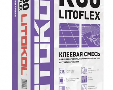 фото Клей плиточный Litokol Litoflex К80 25 кг