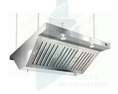 фото Зонт вытяжной островной HICOLD ЗВООК-1114