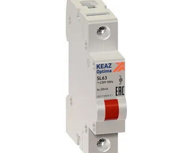 фото Лампа сигнальная OptiDin SL63 Y 24AC/DC УХЛ3 КЭАЗ 138613