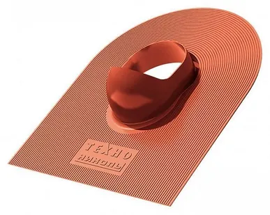 фото Проходный элемент, красный