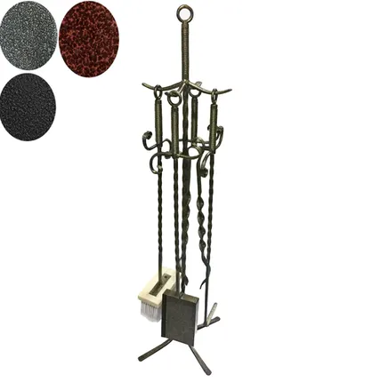 Фото №0 Набор для камина "Эфес"серебро