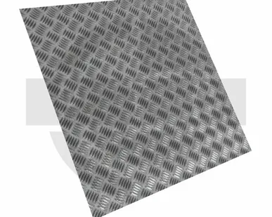 фото Лист рифленый алюминиевый квинтет 2 мм 1200х3000