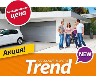 фото Ворота гаражные серии TREND с автоматикой AN-Motors 2750х2125