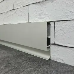 фото Плинтус BLL 80 из алюминия со светодиодной подсветкой