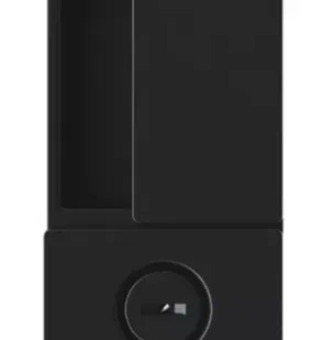 фото В30002.02.93 Дверная ручка AGB WAVE (Черный) под WC