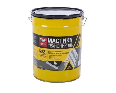 фото Мастика кровельная ТехноНиколь № 21 Техномаст, 20 кг
