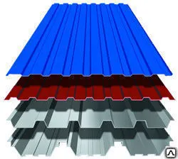 Фото №0 Профнастил с полимерным покрытием полиэстер Н75 0,7-0,9 мм