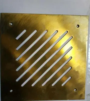 Фото №0 Решетки напольные 200x200 из латуни