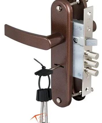 Фото №0 Замок врезной 77311 3В9-6/13 6-тисувальдный (медь)