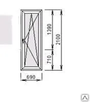 Фото №0 Балконный блок Montblanc Thermo отделка пластик