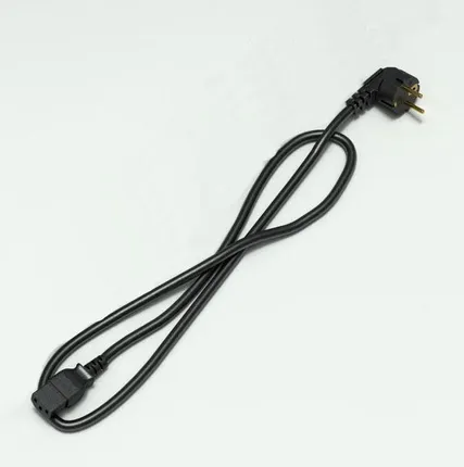 Фото №3 Шнур питания R-10-Cord-C13-S-3 C13-Schuko проводник. 3х1кв.мм 3м 220В 10А черн. Rem 892855