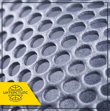 Фото №0 Лист нержавеющий перф. AISI 304 1х1000х2000 мм Rv 2-3,5 ГОСТ 5582-75