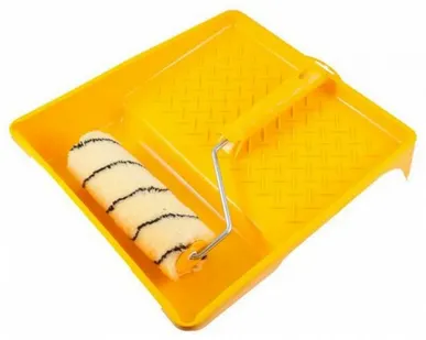 фото Набор малярный 2 предмета, валик "Премиум" 240мм, кювета 350х320мм