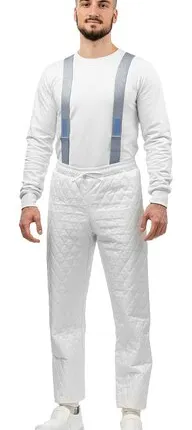 Фото №0 Брюки утепленные «Фридж» белые