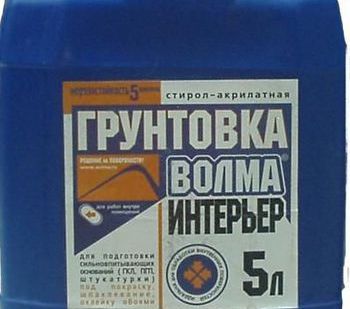 фото Грунтовка Волма "Интерьер"