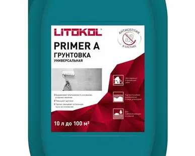 фото Грунтовка Litokol Primer A универсальная 10 кг