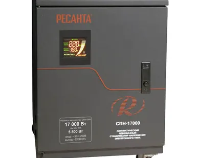 фото Стабилизатор напряжения 63/6/29 Ресанта СПН-17000